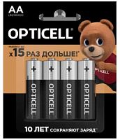 Батарейка OPTICELL Алкалиновая LR06 BL-4 /48/192/4шт блистер/пальчик