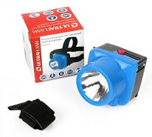 Фонарь Ultra Flash LED5375 акк/1LED/1W/гол/налоб