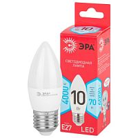 Лампа ЭРА LED  B-35-10w-840-Е27 R /свеча хол.