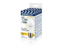 Лампа Ergolux LED-A60-15W-E27-3K ЛОН тепл. ПРОМО/10/100 Ф