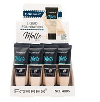 Упаковка Тональный крем Farres 4005 "Matte" 40 мл. SPF 15, 12 штук с тестерами