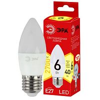 Лампа ЭРА LED  B-35-6w-827-Е27 R ECO/свеча тепл
