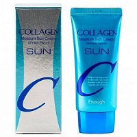 Enough Collagen Крем для лица с коллагеном, солнцезащитный и увлаж. SPF50+, 50г /100 шт.