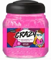 Hobby Гель для укладки волос мужской сильной фиксации Crazy, 150мл  (розовая банка) /72шт