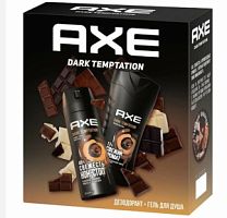 Набор Axe Dark Temptation  (Део спрей 150 мл+гель для душа 250 мл)