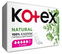 Kotex Natural супер 7 шт