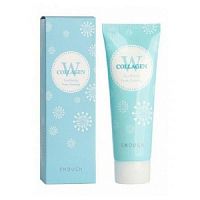 Enough W Collagen Пенка очищающая для умывания с морским коллагеном, 100мл /60 шт.