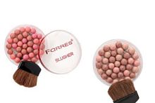Румяна Farres в шариках 2046-03 розовый персик с кистью
