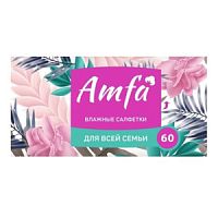 AMFA Влажные салфетки для всей семьи 60шт/20