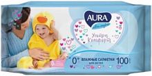 Aura Влажные салфетки для детей Ultra Comfort 100шт