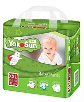 YokoSun Eco Детские подгузники-трусики XXL 15-23 кг 32шт
