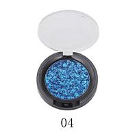 Тени для век глиттер 1231 "Glitter" 1-цв.  т.04 синие