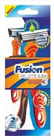 Станки одноразовые Fusion Platinum 3 лез. пакет 2 шт. муж. арт.SL-160О2 /200