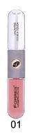 Блеск для губ 2 в 1 Farres 7044-01 "Vivid Matte" Эффект тумана (пудровая роза), шт