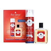 Набор Red Space (пена д/бритья. 200мл + лосьон п/бритья100мл) for men/12